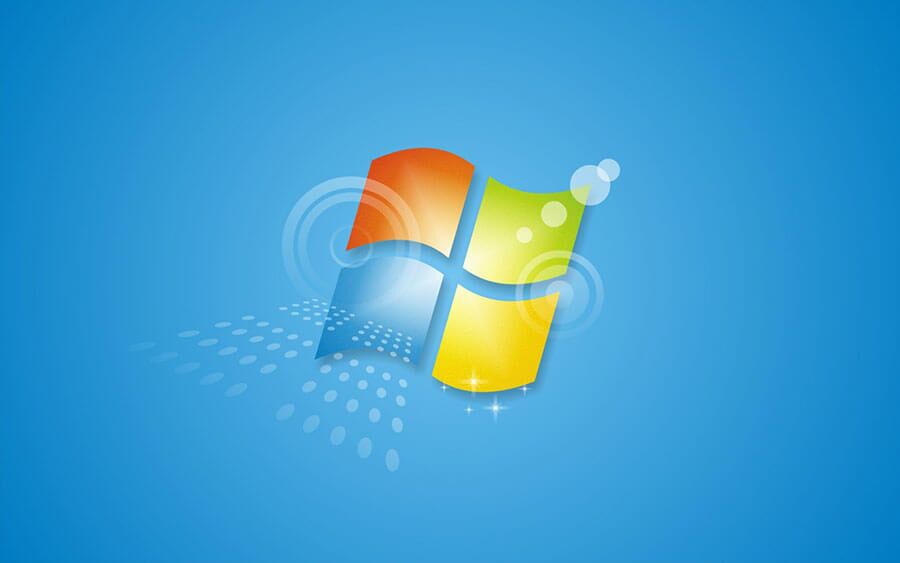 The logo of the Operating System Windows 7