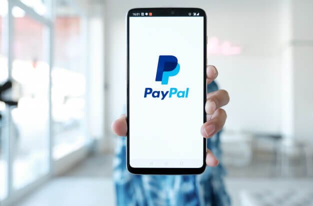 PayPal logo on Phone